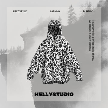 Redefining Ski Fashion: The Fusion of Chinese Mythology and Modern Skiwear — HELLYSTUDIO’s Ink Leopard Snow Jacket