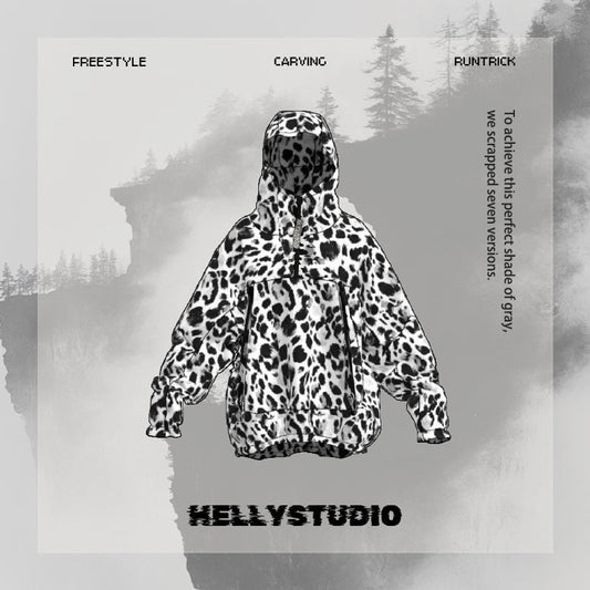 Redefining Ski Fashion: The Fusion of Chinese Mythology and Modern Skiwear — HELLYSTUDIO’s Ink Leopard Snow Jacket