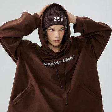 Waterproof Ski Hoodie – Cotton Blend for Variable Conditions