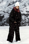 HELLYSTUDIO Starlit Sky Fleece-Lined Baggy Snow Jacket - Unisex
