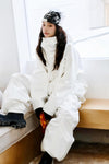 HELLYSTUDIO Professional White Baggy Snow Jacket 2.0 —— Unisex