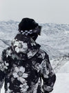 HELLYSTUDIO Printed Flower Professional Ski Shell Jacket - Unisex