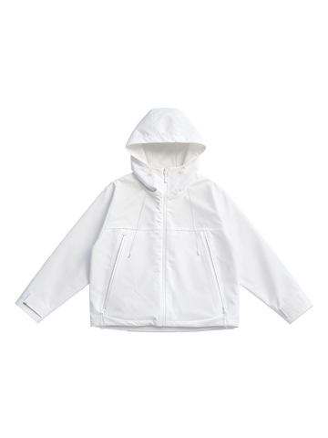 HELLYSTUDIO Professional White Baggy Snow Jacket 2.0 —— Unisex