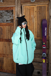 Hellystudio Futuristic Sky Blue Baggy Snow Jacket——Unisex
