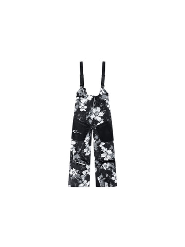 HELLYSTUDIO Printed Flower 3L Professional Ski Trousers Baggy —— Unisex