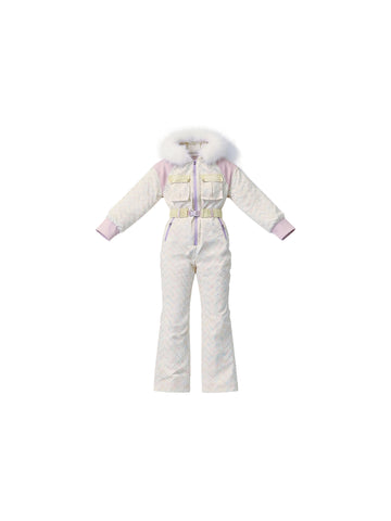 Spoii Unosa HELLYSTUDIO Macaron 3L Colorblock Ski Bodysuit - Women's