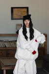 Hellystudio Leaf Pattern Baggy Snow Pants Unisex