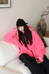 Hellystudio Cyber Neon Pink Baggy Snow Jacket——Unisex