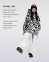 Hellystudio 3L Leopard Steeze Snow Hoodie Jacket -Unisex