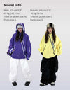HELLYSTUDIO Diagonal Zip Pro 3L Baggy Snow Jacket