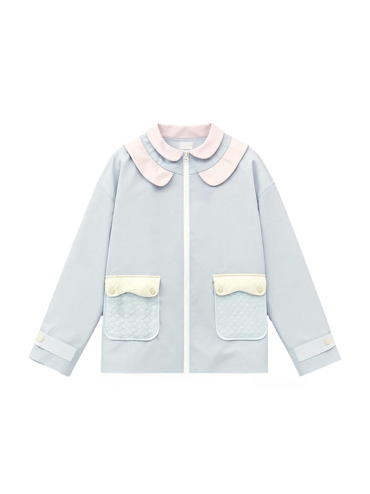 Spoii Unosa HELLYSTUDIO Blue Splicing Ski Jacket - Women's