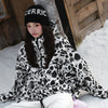 Hellystudio 3L Leopard Steeze Snow Hoodie Jacket -Unisex