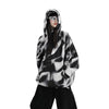 HELLYSTUDIO Y2K Metal Liquid Snow Jacket