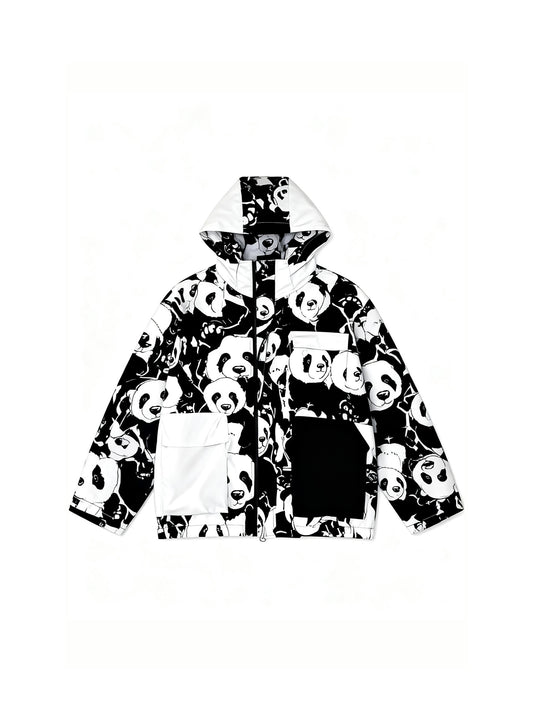 HELLYSTUDIO Panda Baggy Ski Jacket - Unisex