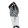 Hellystudio 3L Leopard Steeze Snow Hoodie Jacket -Unisex