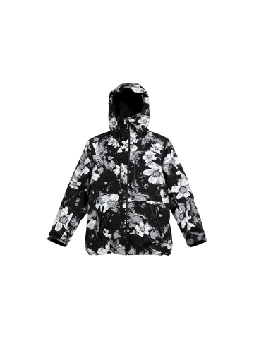 HELLYSTUDIO Printed Flower Professional Ski Shell Jacket - Unisex