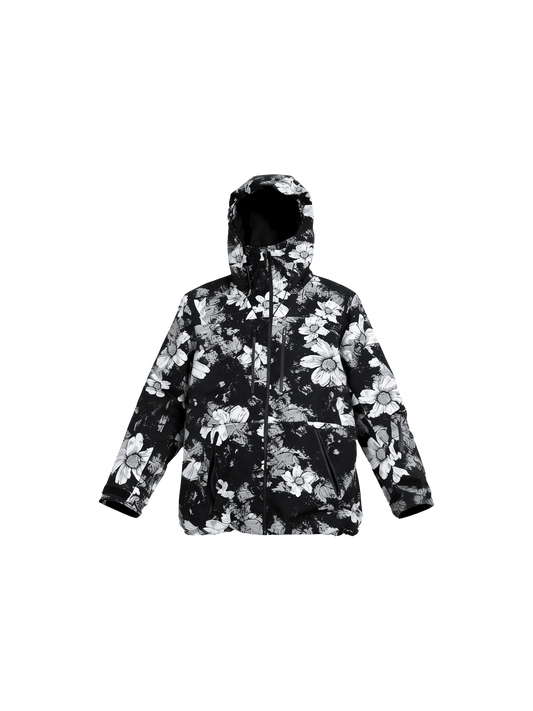HELLYSTUDIO Printed Flower Professional Ski Shell Jacket - Unisex
