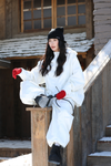 Hellystudio Leaf Pattern Baggy Snow Pants Unisex