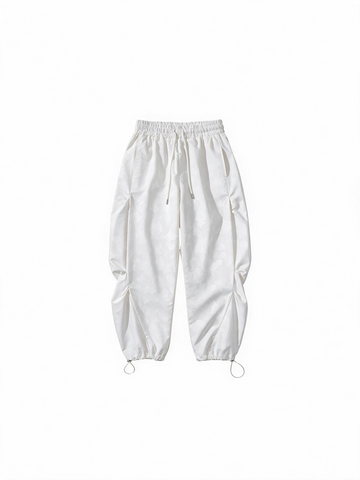 Hellystudio Leaf Pattern Baggy Snow Pants Unisex