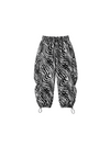 Hellystudio Zebra Print Baggy Waterproof Snow Pants Unisex