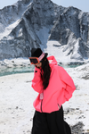 Hellystudio Cyber Neon Pink Baggy Snow Jacket——Unisex