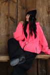Hellystudio Cyber Neon Pink Baggy Snow Jacket——Unisex