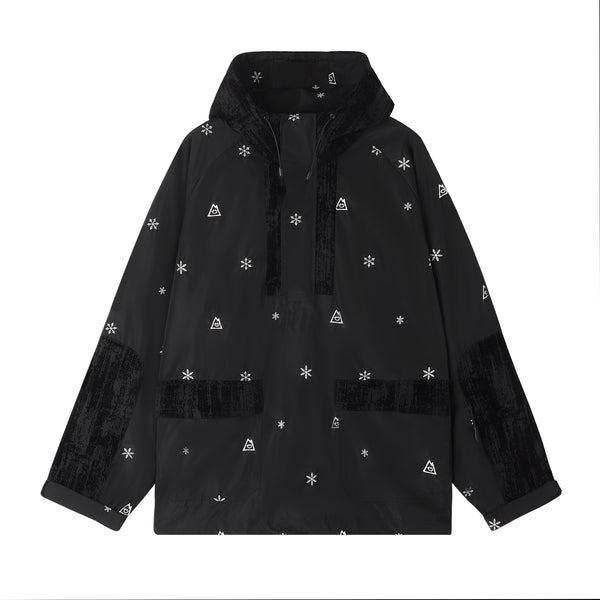 Hellystudio Black Snow Fleece Jacket - Unisex