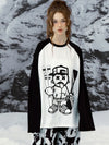 HELLYSTUDIO Cartoon Character Printing Design Ski sweater - Unisex