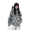 Hellystudio 3L Leopard Steeze Snow Hoodie Jacket -Unisex